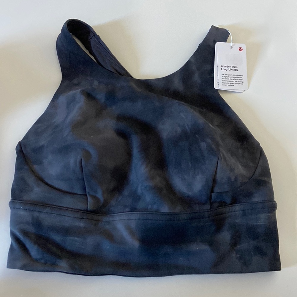 Lululemon athletica wunder train long line bra size 4 DDPG NWT